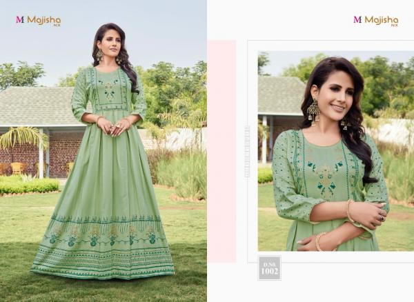 MAJISHA NX Avanti 1 Designer Anarkali Long Gown With Kurti 